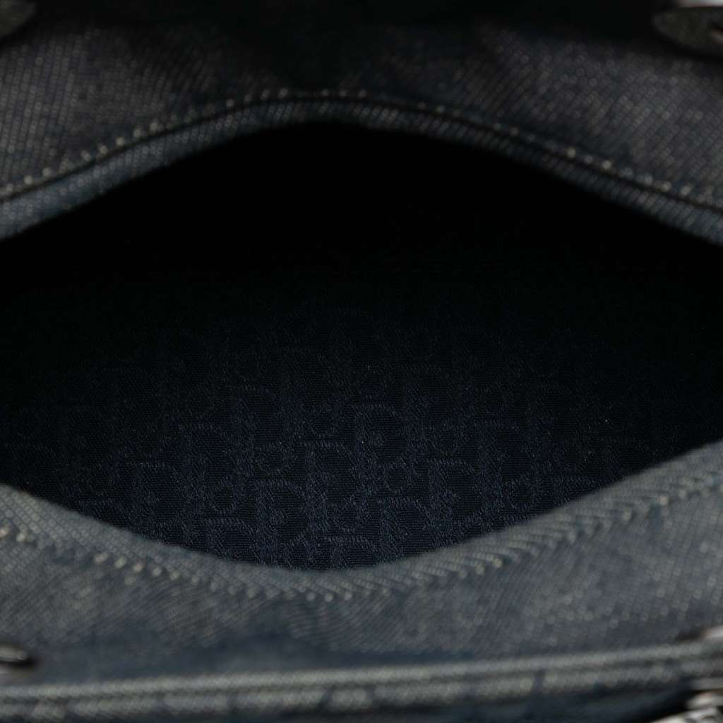Dior Medium Denim Cannage Lady Dior - 4