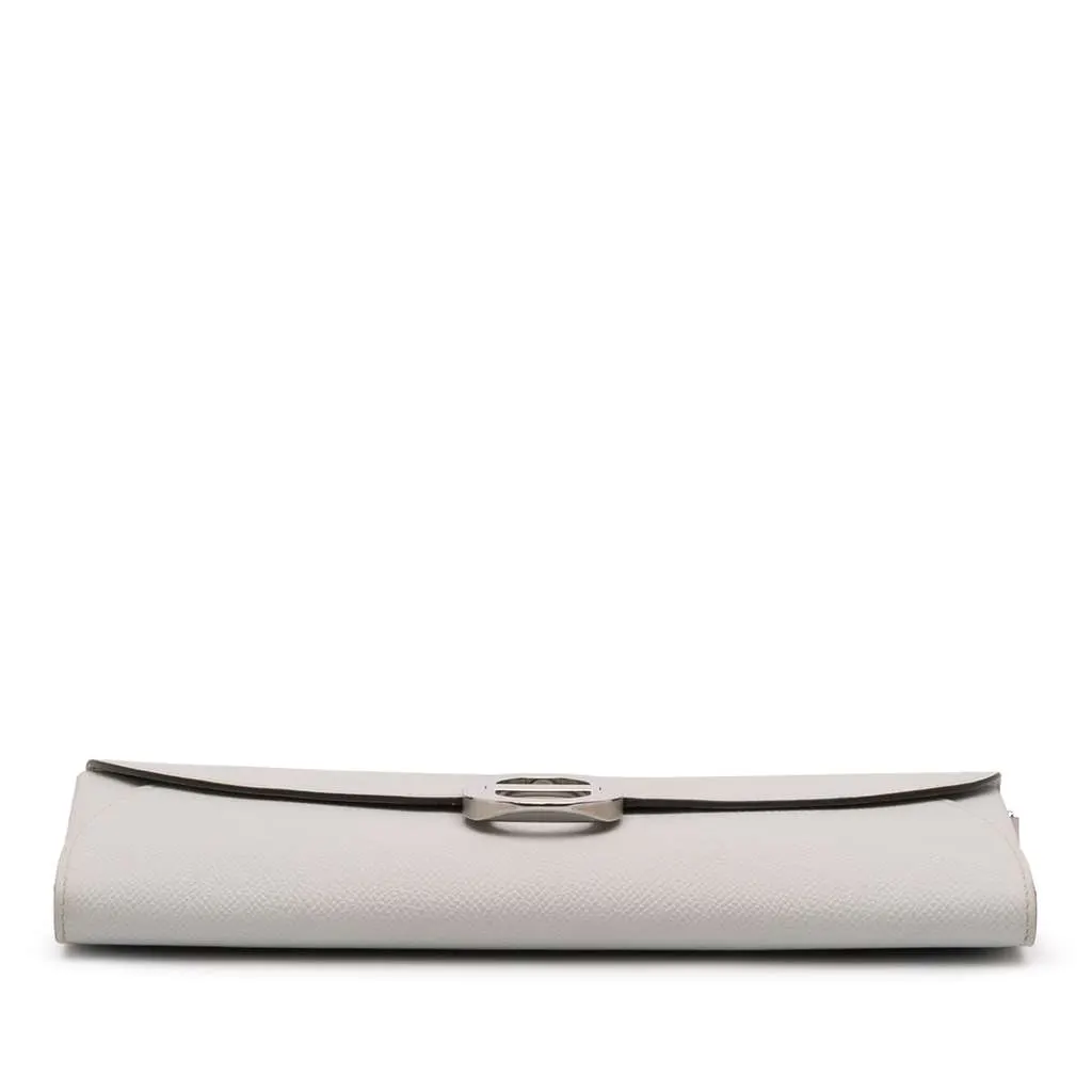 Hermès Epsom Maillon To Go Wallet Grey Leather Very good - Inside View