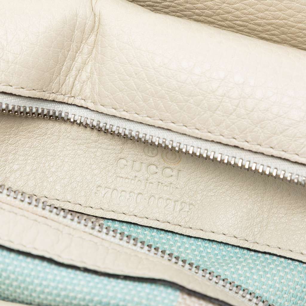 Gucci Large Leather Bamboo Daily Satchel - 5