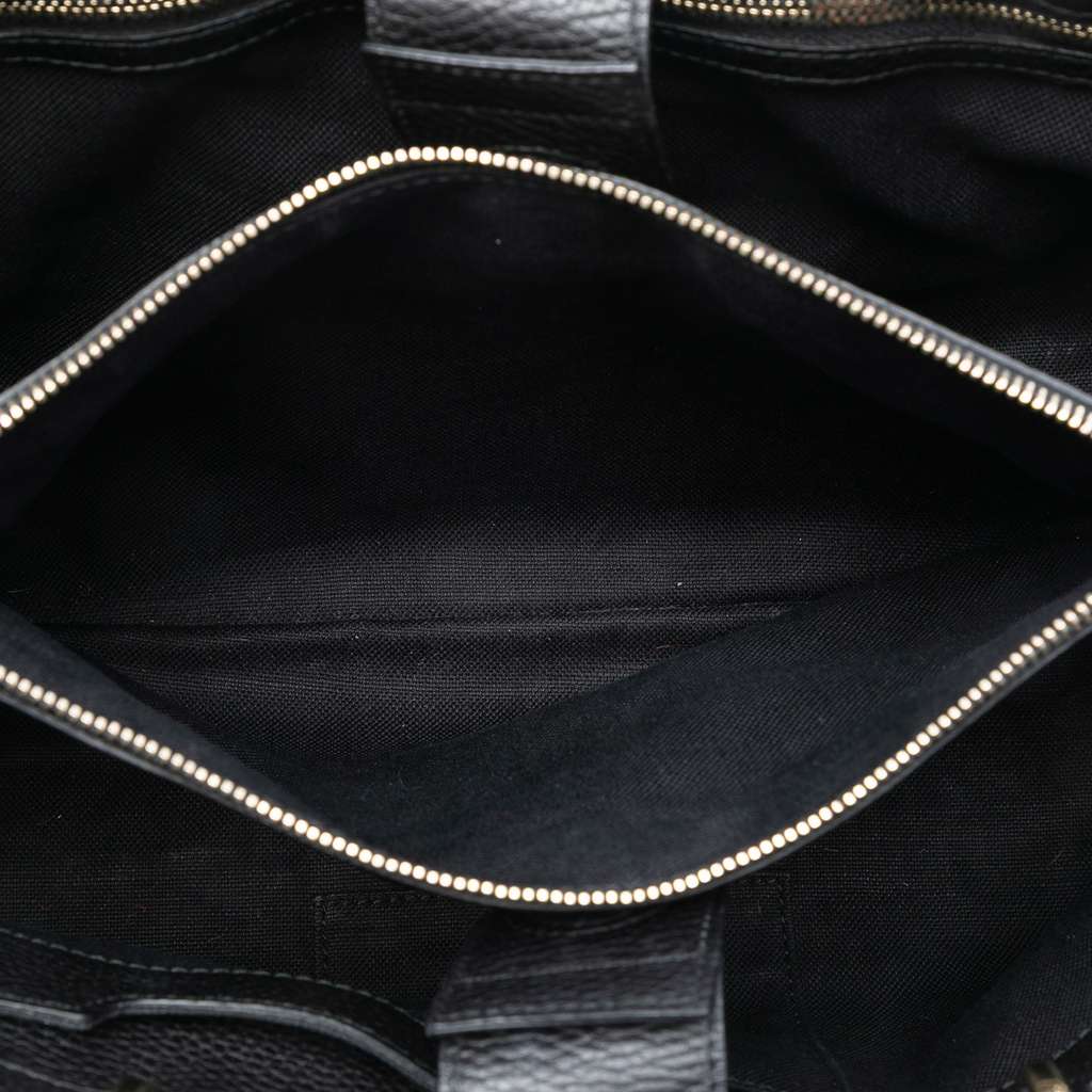 Gucci Medium Calfskin Bamboo Shopper Satchel - 4