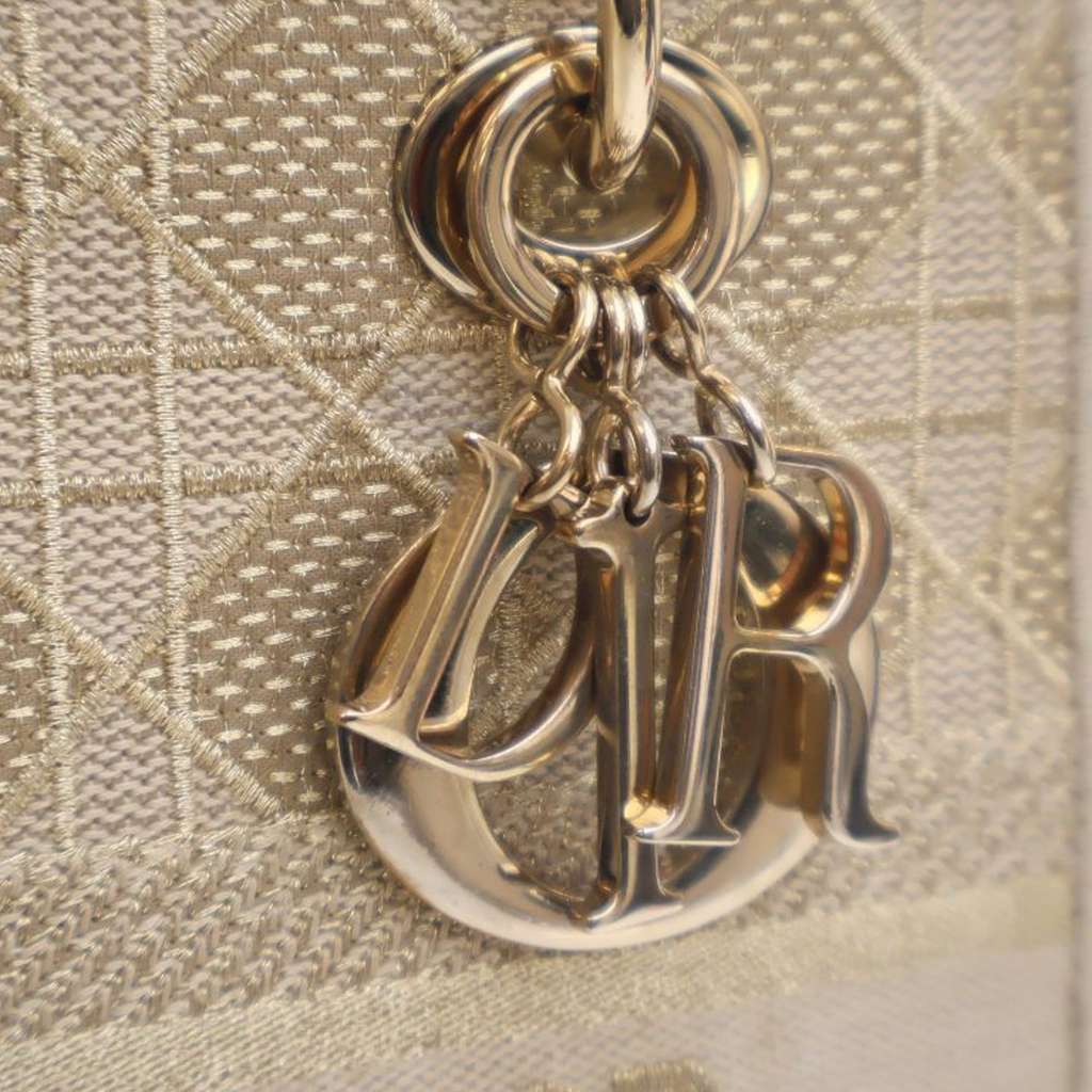 Dior Medium Canvas Cannage Lady D Lite - 5