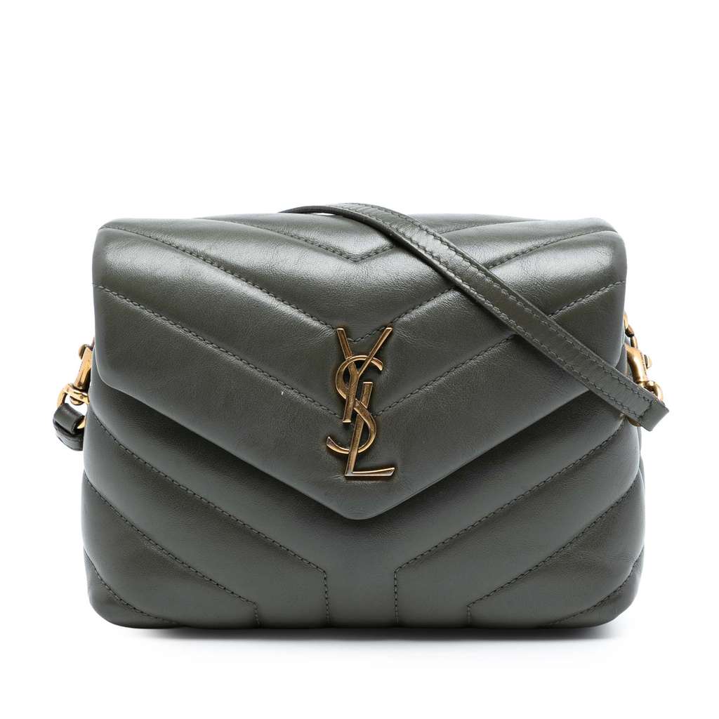 Saint Laurent Toy Matelasse Leather Monogram LouLou Crossbody