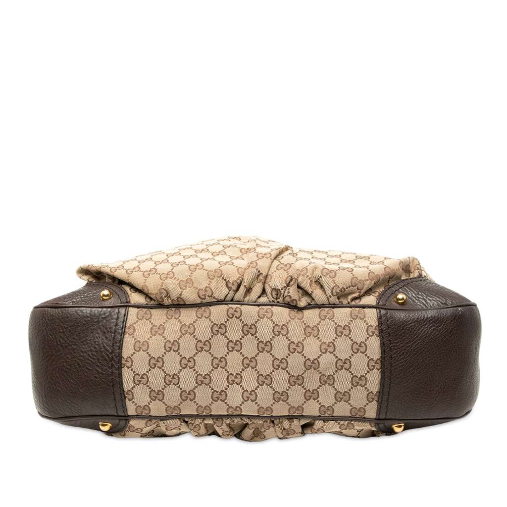 Gucci Large GG Canvas Jockey Hobo - 3