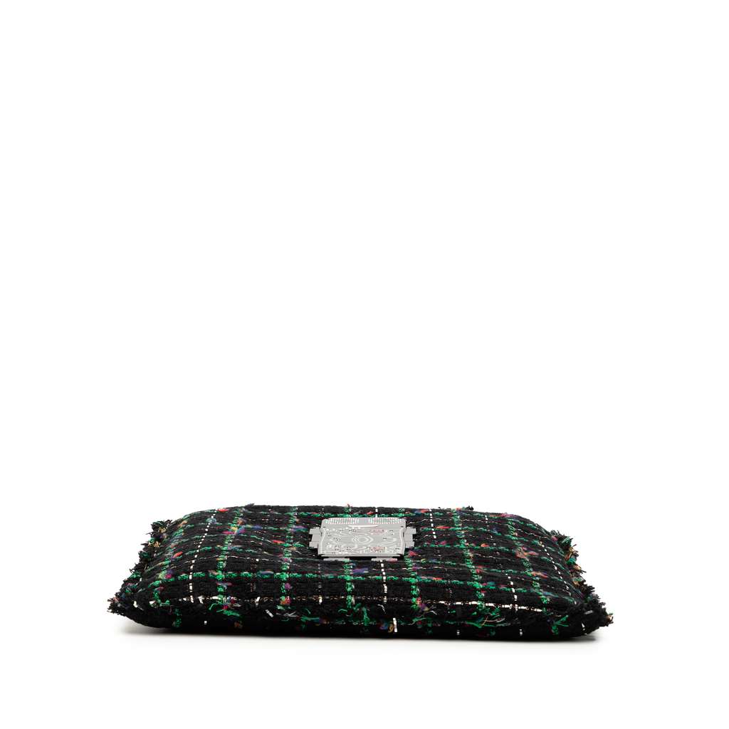 Chanel Large Tweed Resin Embellished Robot Shopping Tote - 3