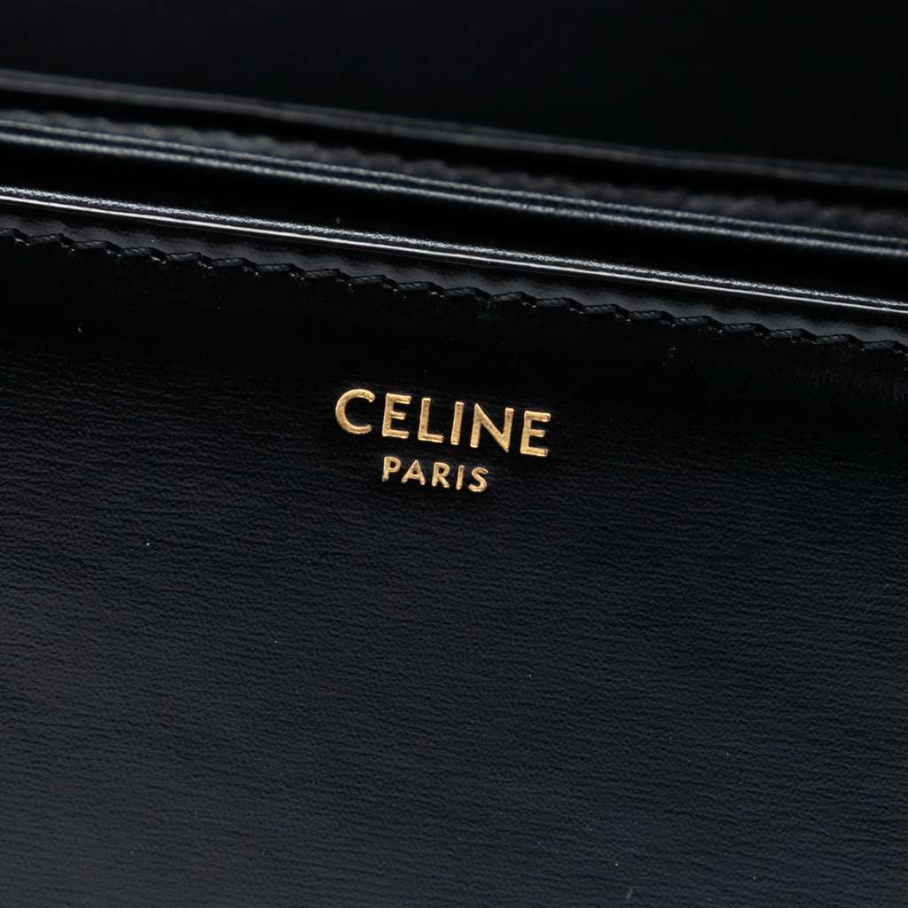 Celine Classique Shiny Calfskin Triomphe Crossbody - 5