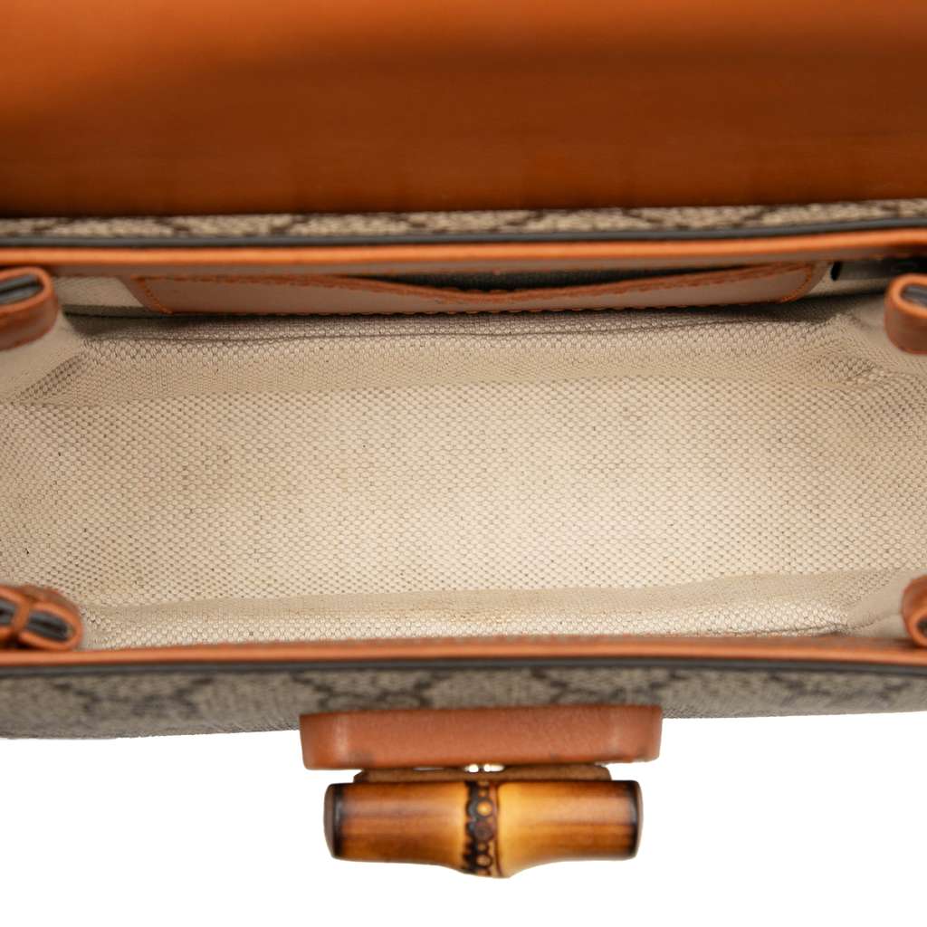 Gucci Mini GG Supreme Web Bamboo 1947 Belt Bag - 4