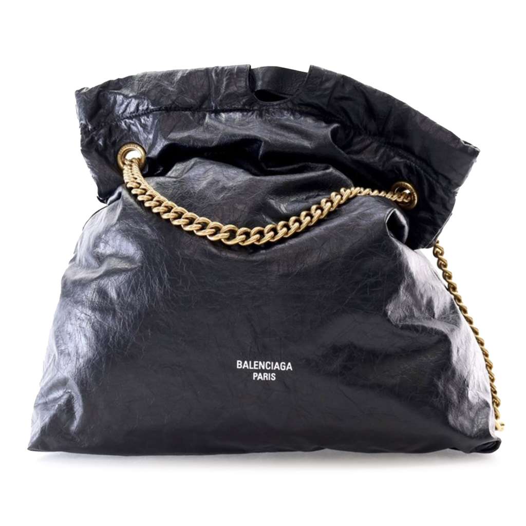 Balenciaga Medium Calfskin Crush Tote