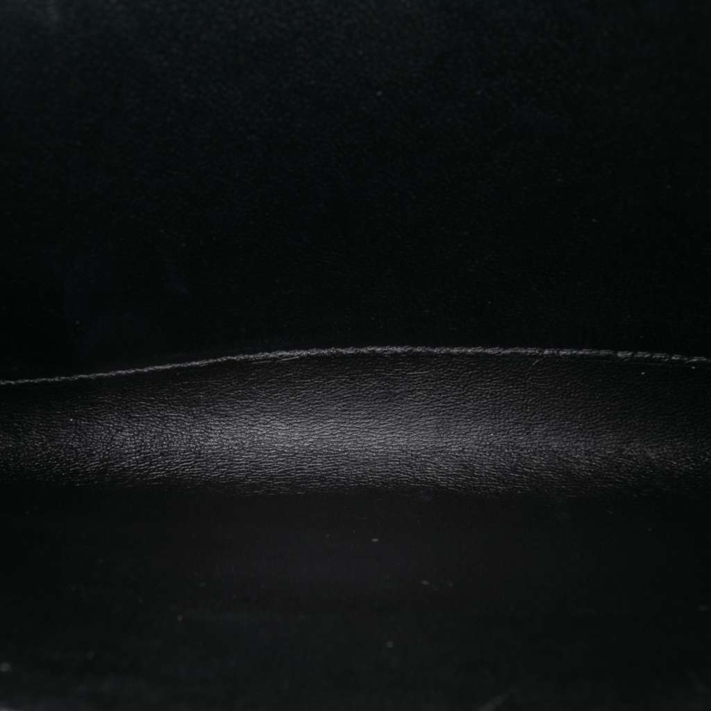 Saint Laurent Bicolor Calfskin Uptown Chain Wallet - 4