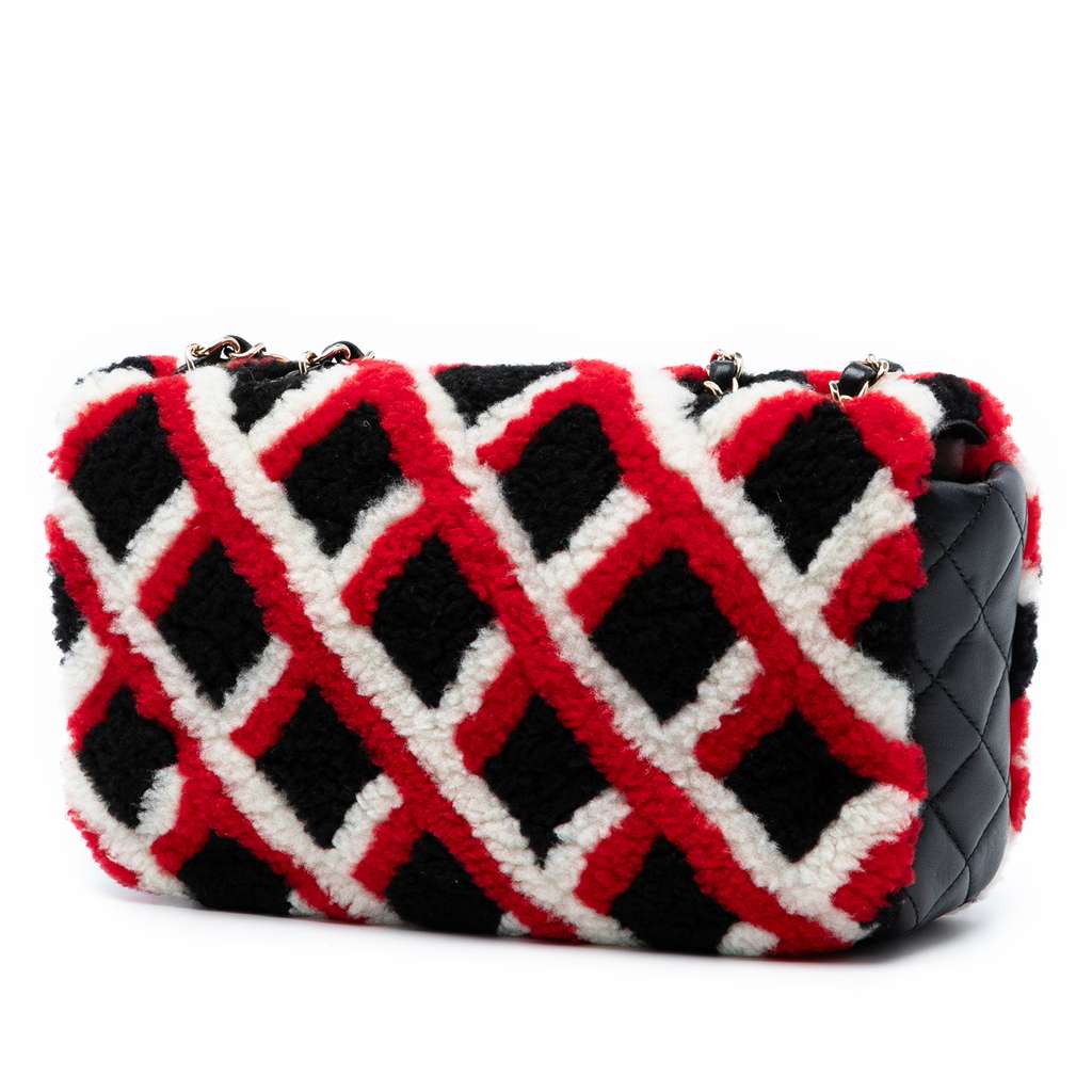 Chanel Medium CC Shearling and Lambskin Single Flap - 2