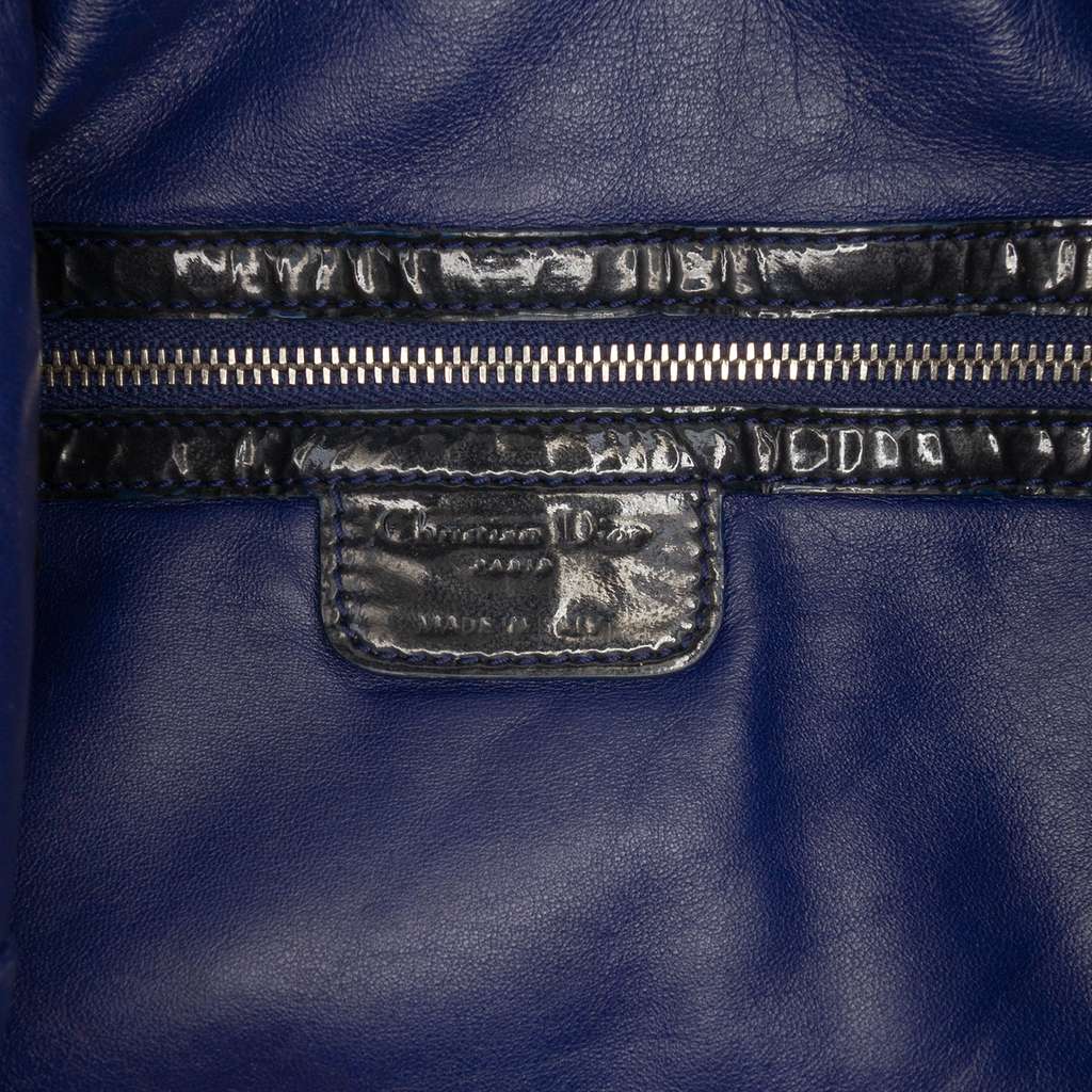 Dior Large Patent Cannage Soft Shopper Tote - 5