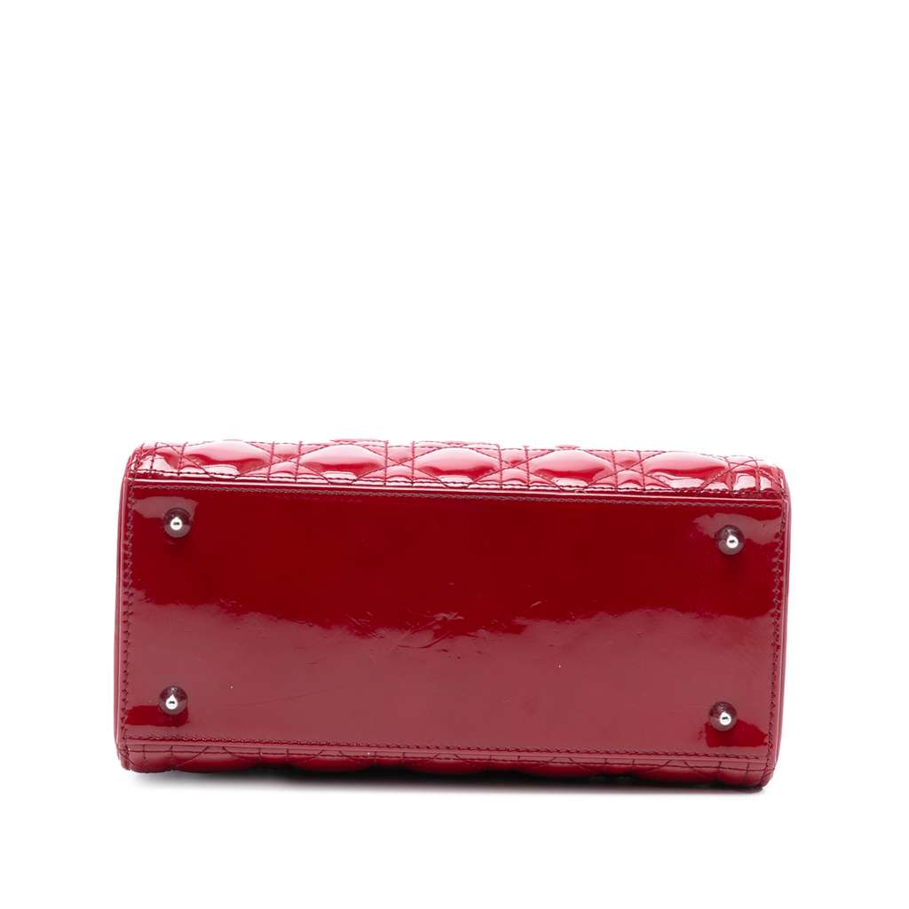 Dior Medium Patent Cannage Lady Dior - 3