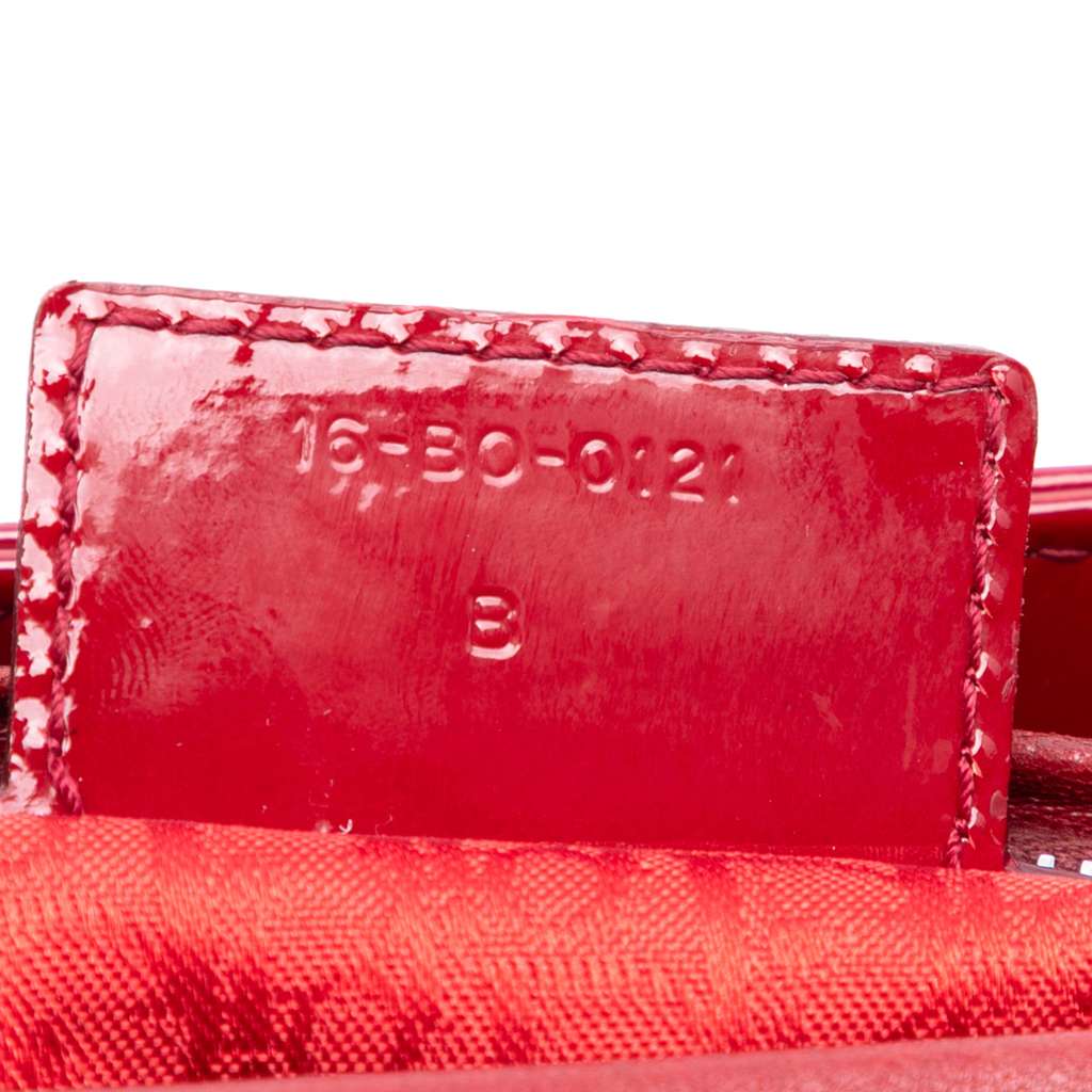Dior Medium Patent Cannage Lady Dior - 5