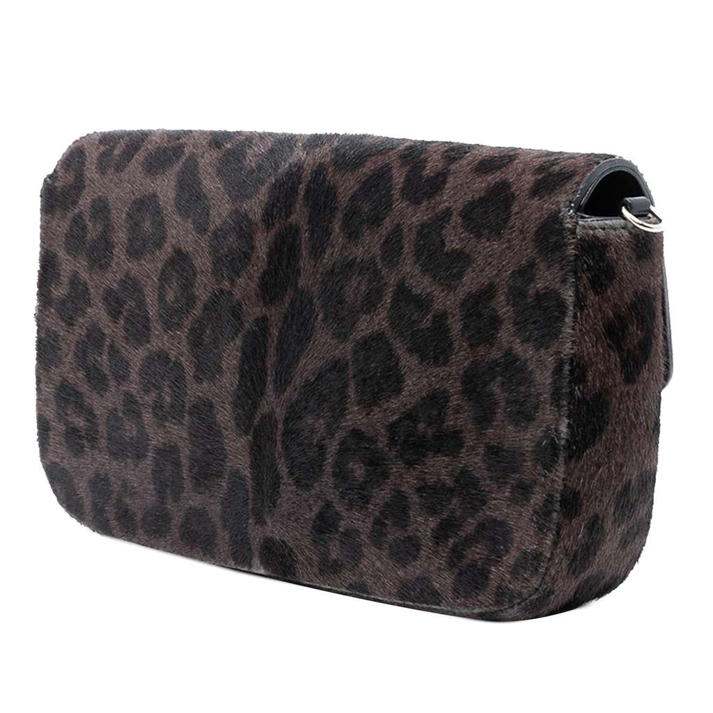 Dior Leopard Print Pony Hair Miss Dior Chain Flap - 2
