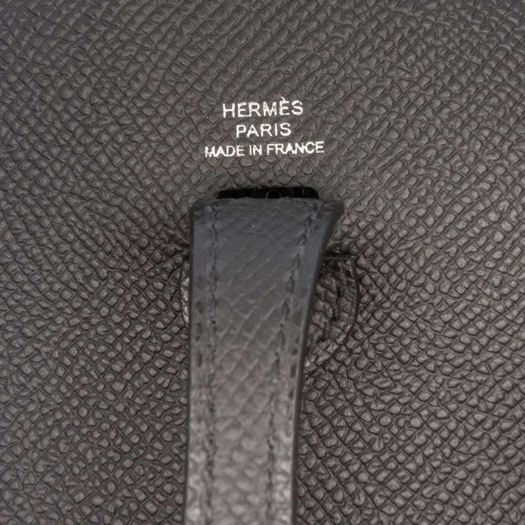 Hermès Epsom Evelyne 16 Sellier Black Leather Very good - Box View