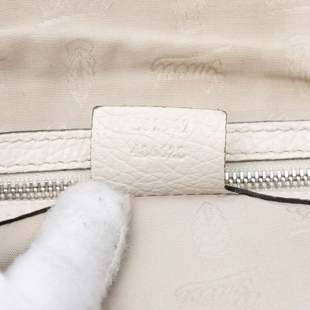 Gucci Medium GG Canvas Bamboo Libeccio Tote - 5