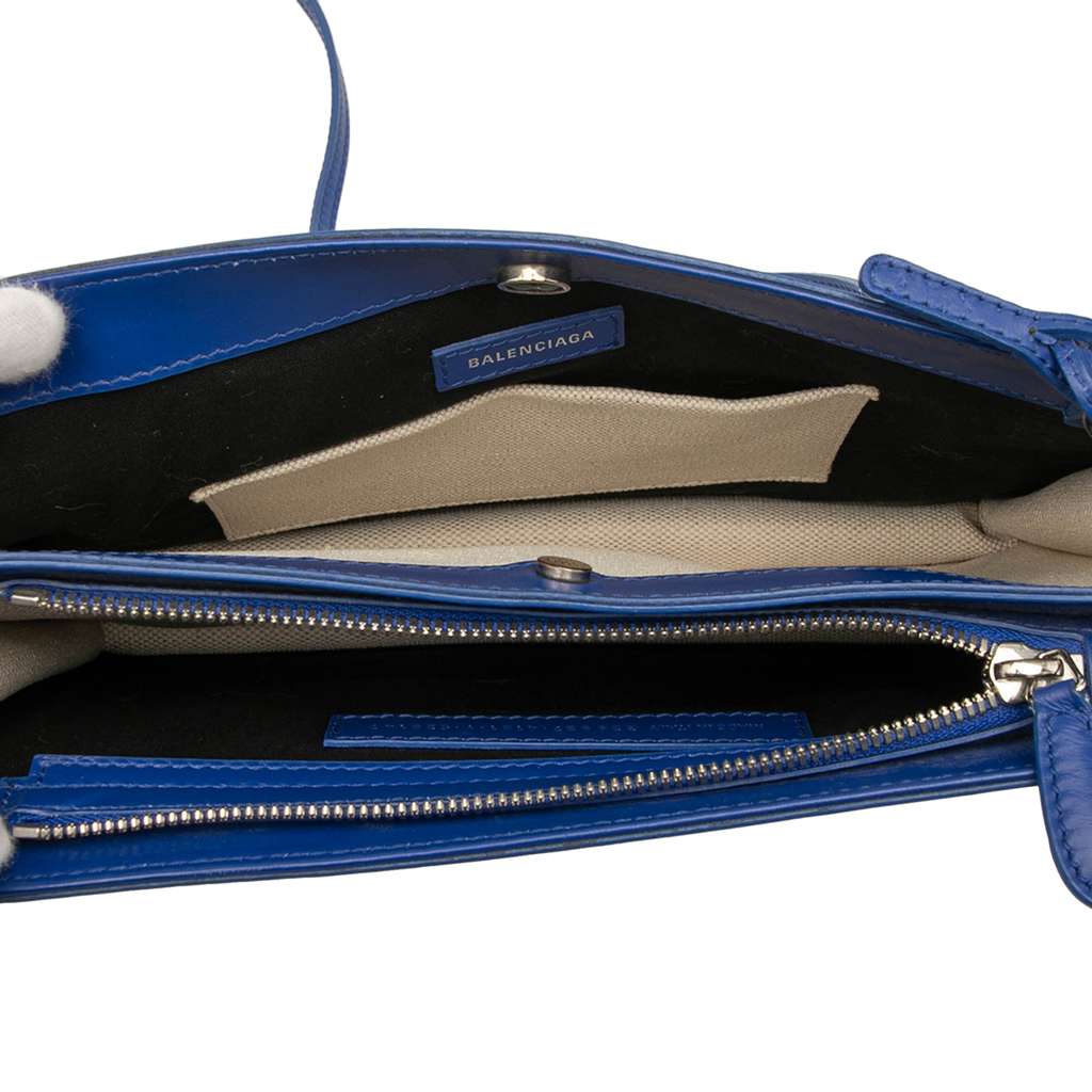 Balenciaga Canvas Navy Pochette Crossbody - 4