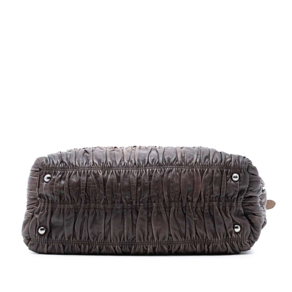 Prada Nappa Gaufre Ombre Satchel - 3