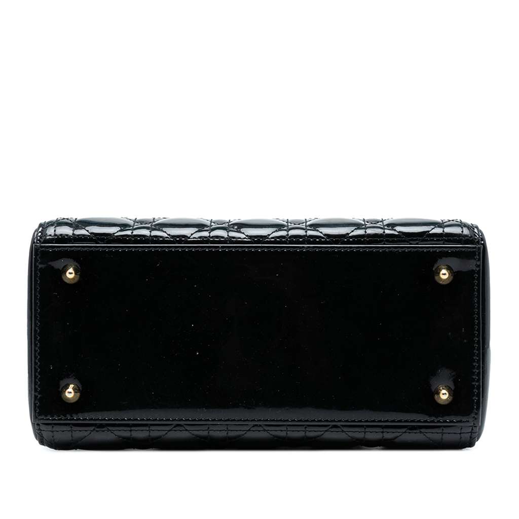 Dior Medium Patent Cannage Lady Dior - 3