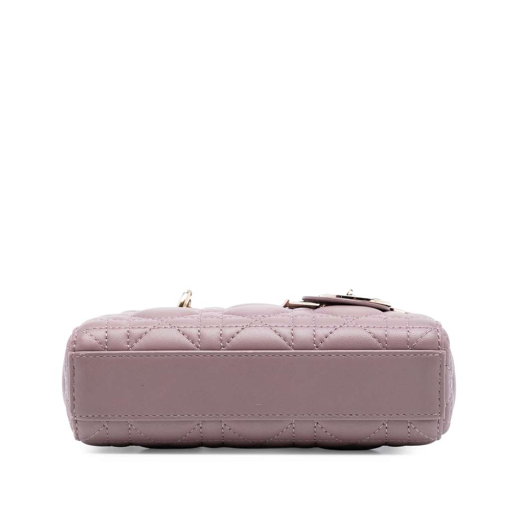 Dior Micro Lambskin Cannage Lady D Joy - 3