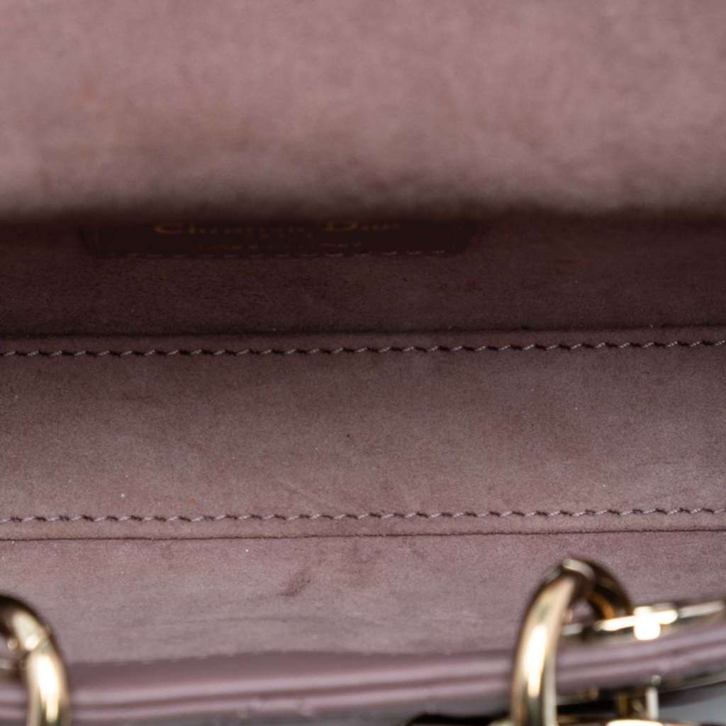 Dior Micro Lambskin Cannage Lady D Joy - 4