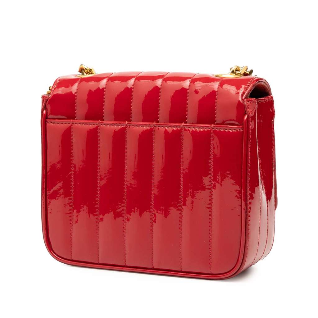 Saint Laurent Small Patent Monogram Vicky Chain Bag - 2