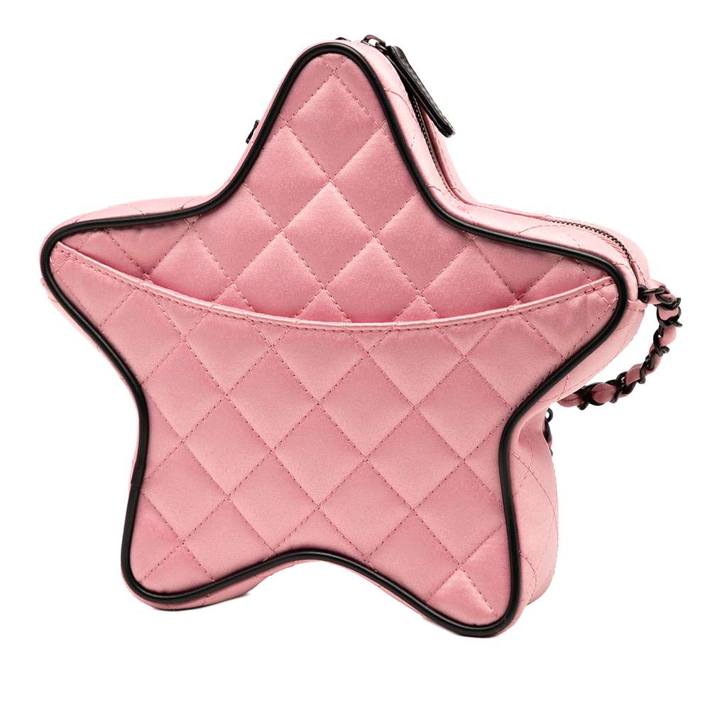 Chanel Quilted Satin Walk Of Fame Star Crossbody - 2