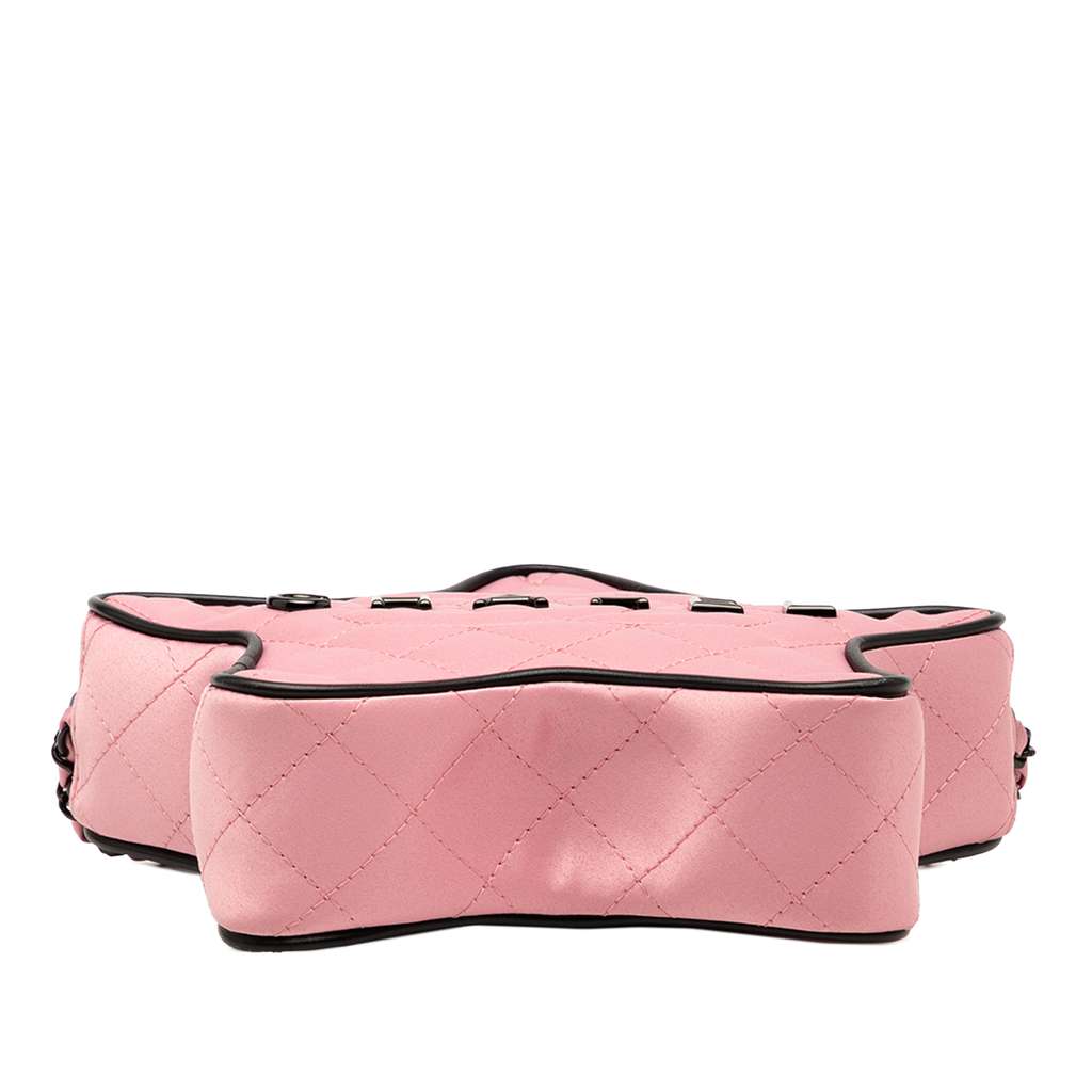 Chanel Quilted Satin Walk Of Fame Star Crossbody - 3