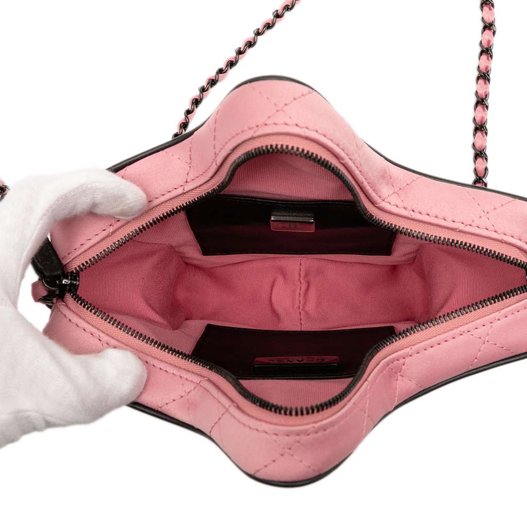 Chanel Quilted Satin Walk Of Fame Star Crossbody - 4