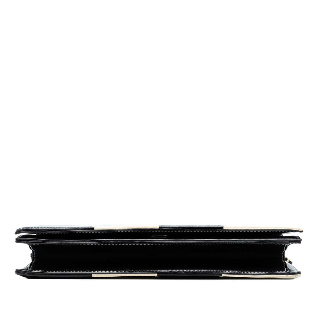 Chanel CC Lambskin Embroidered Clutch With Chain - 3