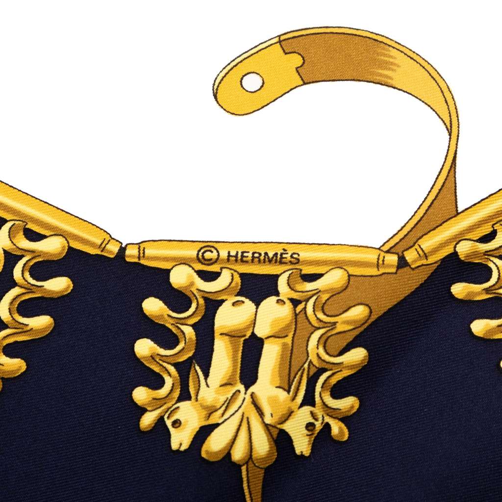 Hermès Les Cavaliers d Or Silk Scarf - 4