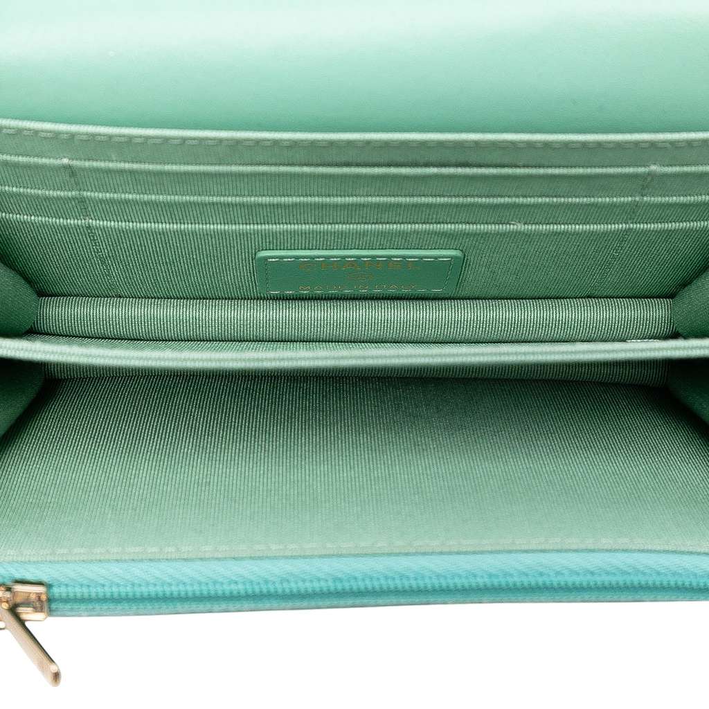 Chanel Mini CC Quilted Lambskin Wallet On Chain - 4