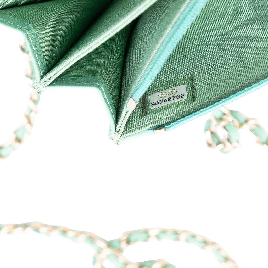 Chanel Mini CC Quilted Lambskin Wallet On Chain - 5