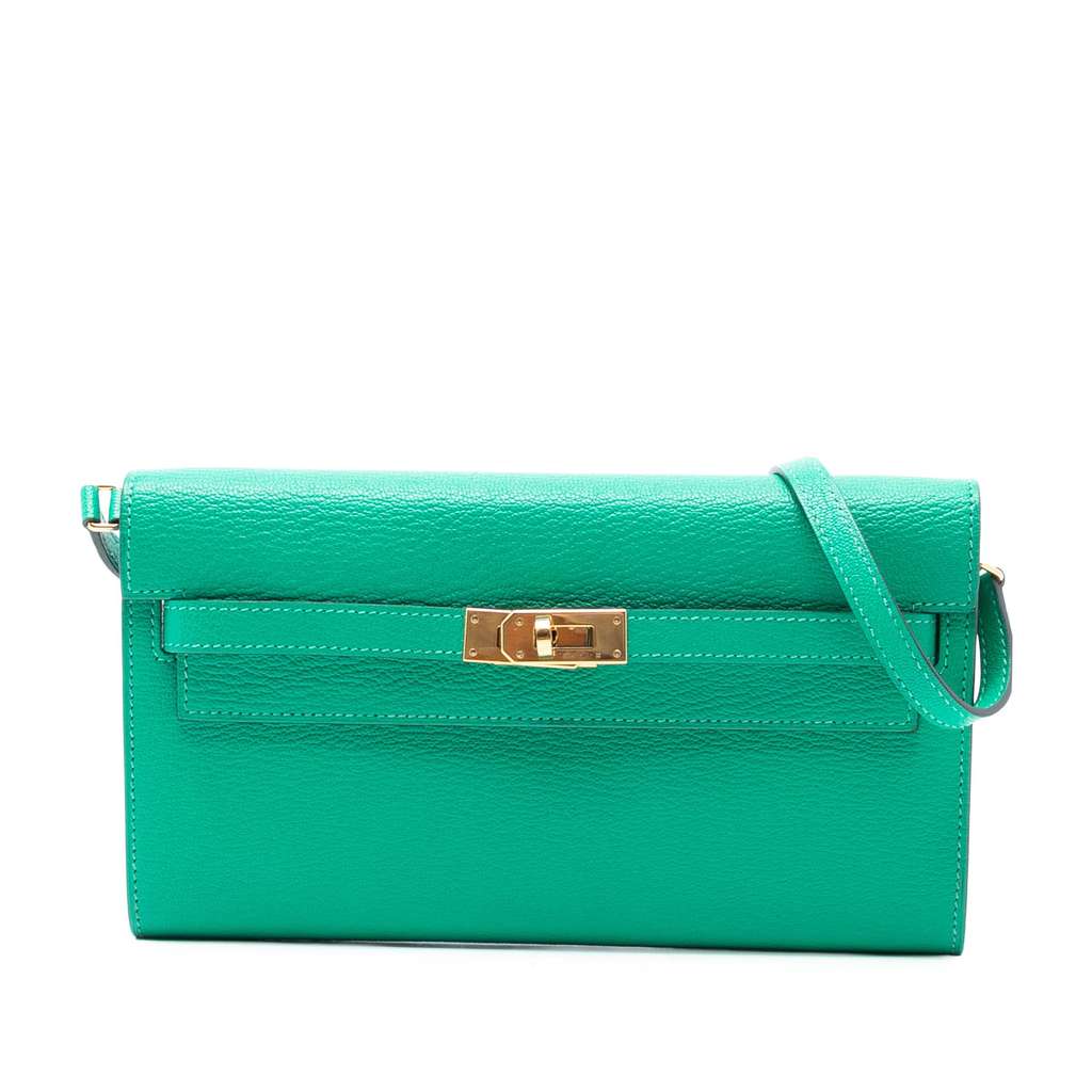 Hermès Chevre Mysore Kelly To Go Wallet