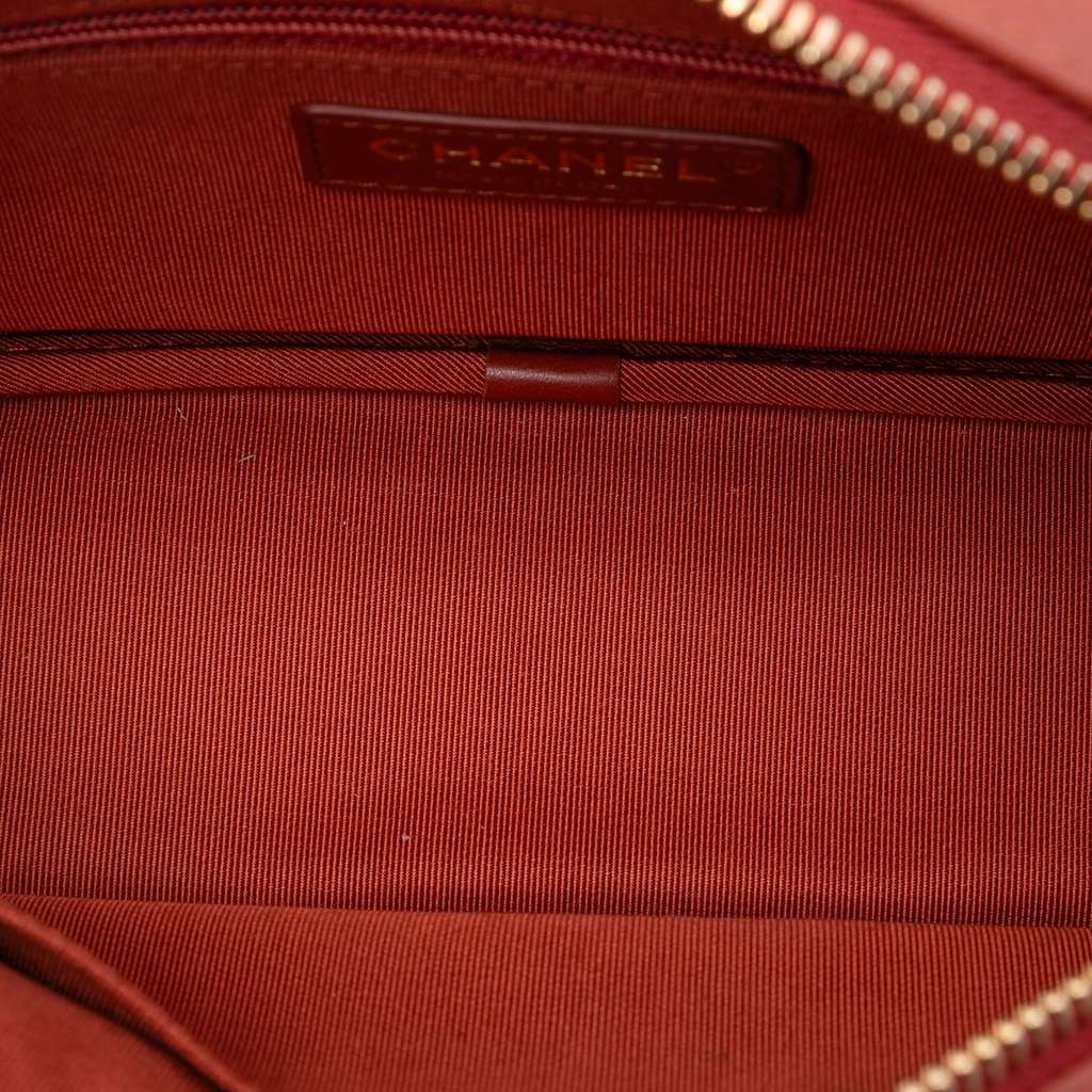 Chanel Paris Hamburg Quilted Lambskin and Jersey Camera Case - 4