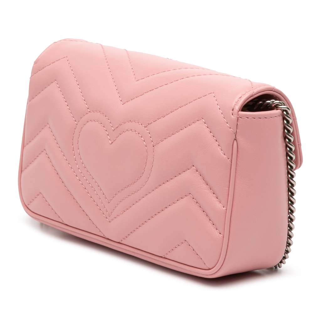 Gucci Mini GG Marmont Matelasse Leather Flap Crossbody - 2