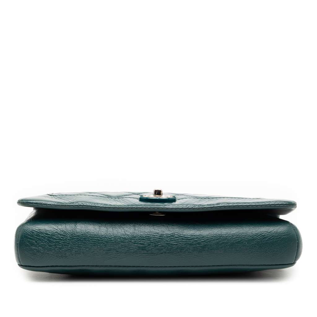 Chanel Small Quilted Crumpled Calfskin Bi Vintage Full Flap - 3