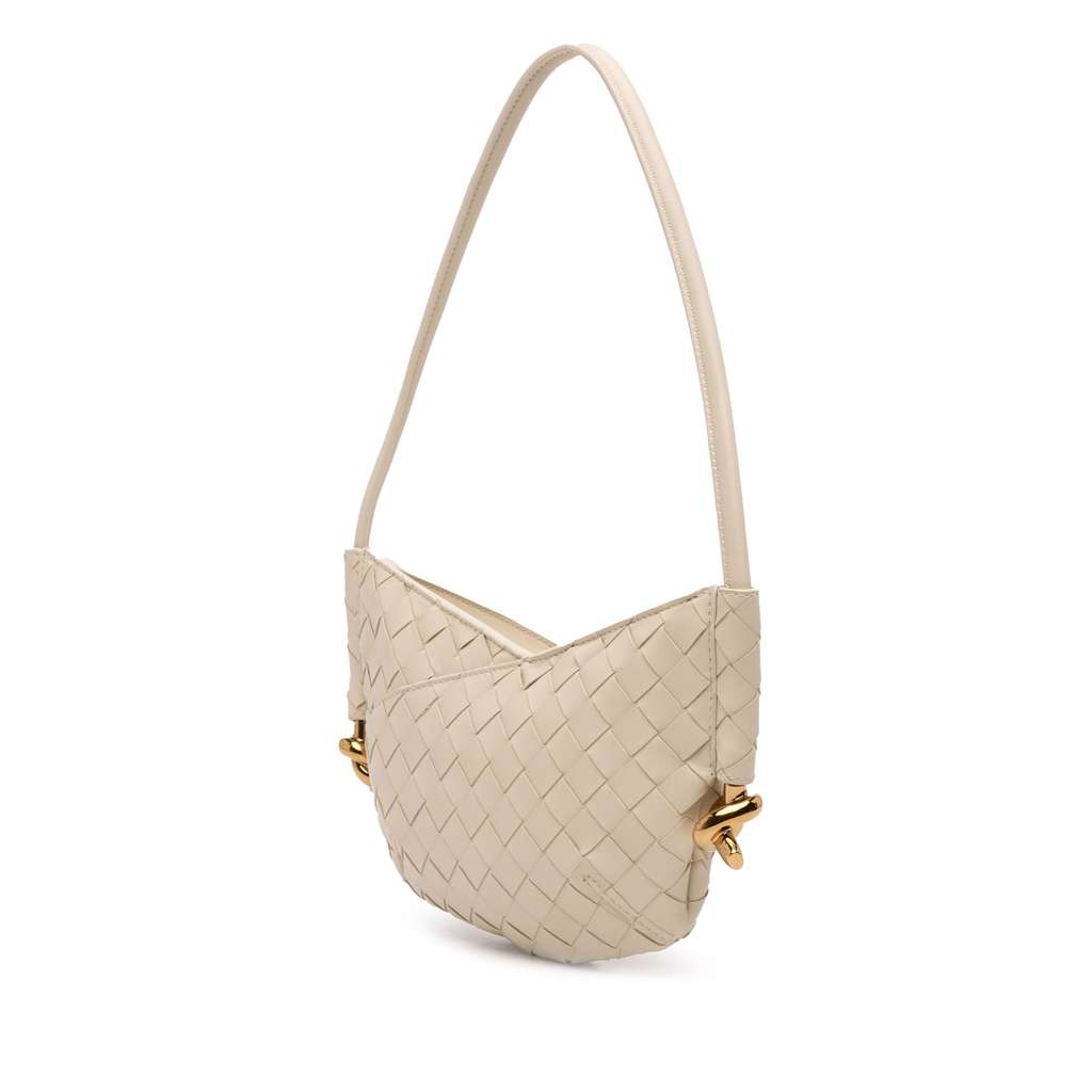 Bottega Veneta Baby Lambskin Intrecciato Solstice Shoulder Bag - 2