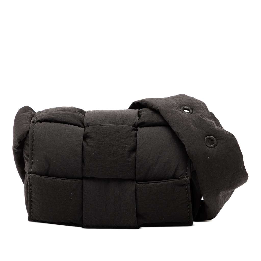 Bottega Veneta Candy Nylon Intrecciato Padded Tech Cassette Crossbody