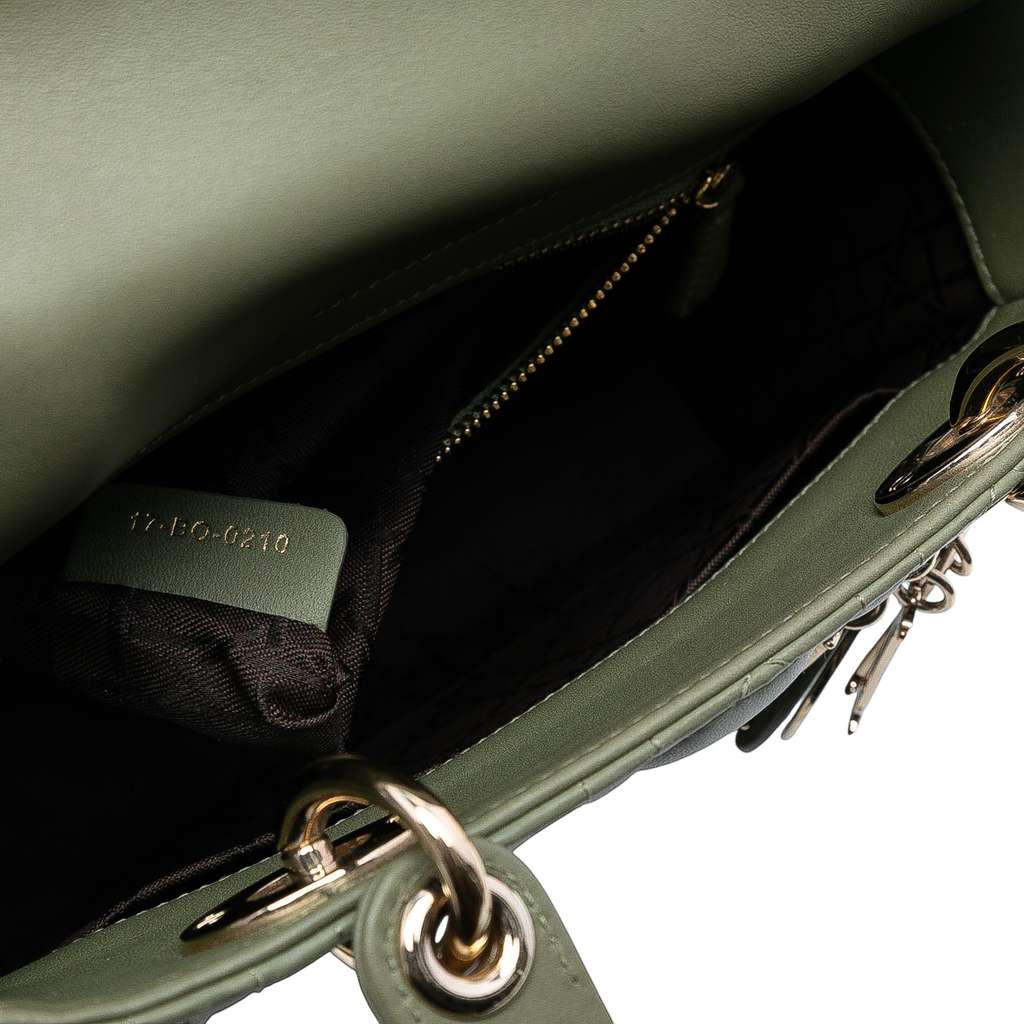 Dior Small Lambskin Cannage Lady Dior - 5