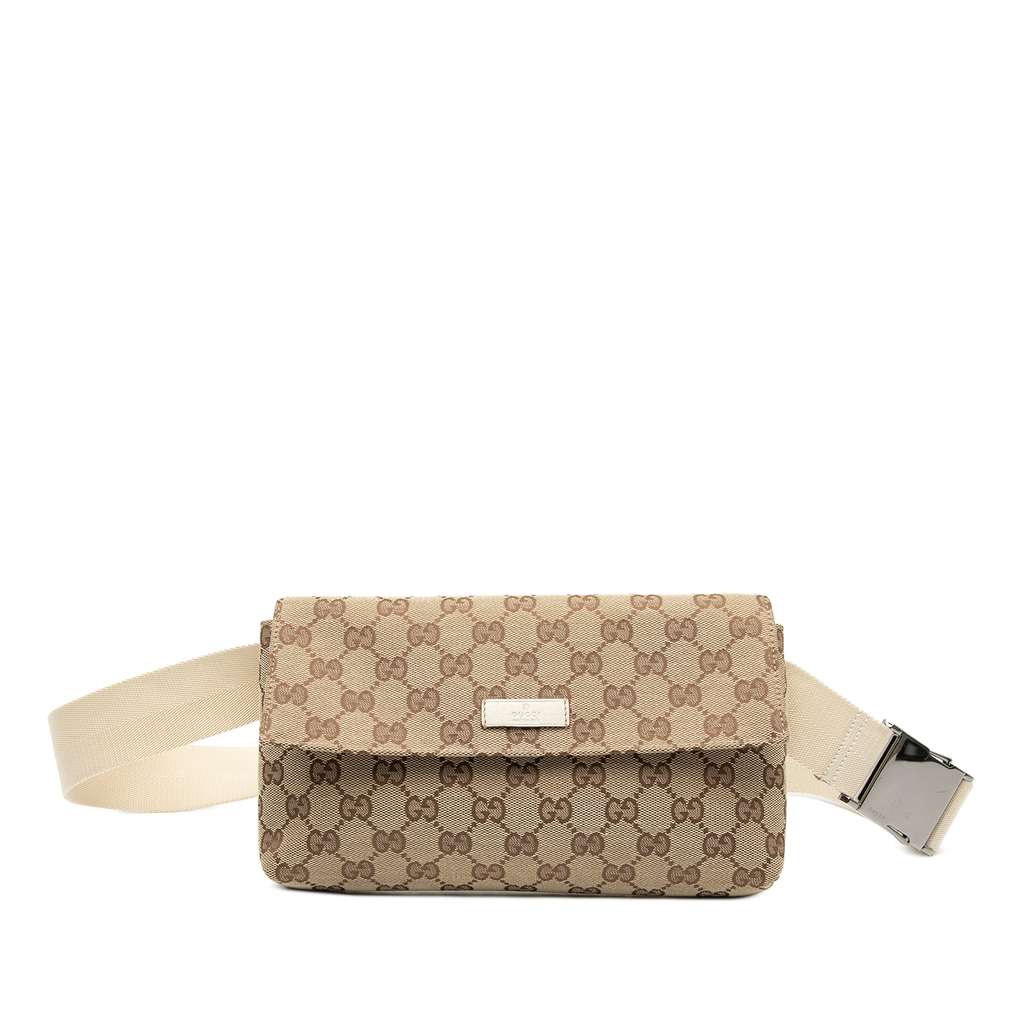 Gucci GG Canvas Flap Belt Bag
