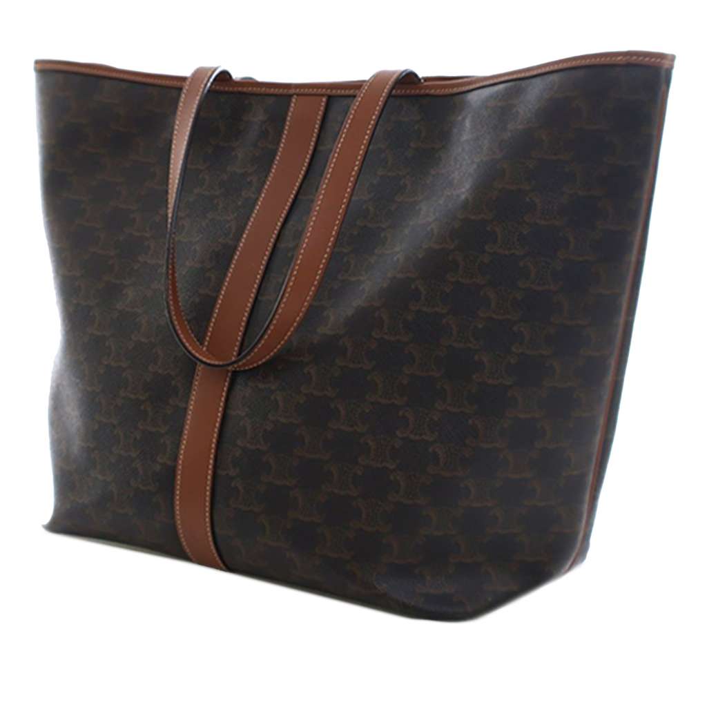 Celine Medium Triomphe Coated Canvas Cabas Tote - 2