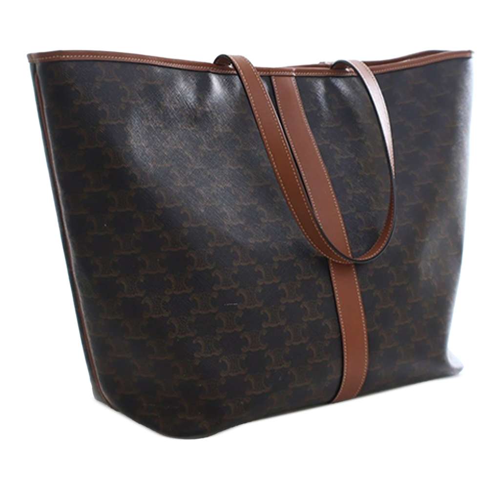 Celine Medium Triomphe Coated Canvas Cabas Tote - 3