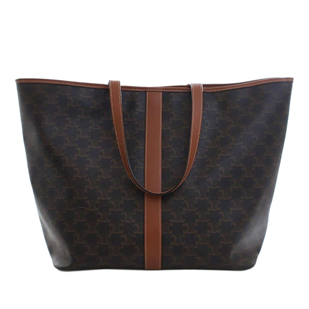 Celine Medium Triomphe Coated Canvas Cabas Tote - 4