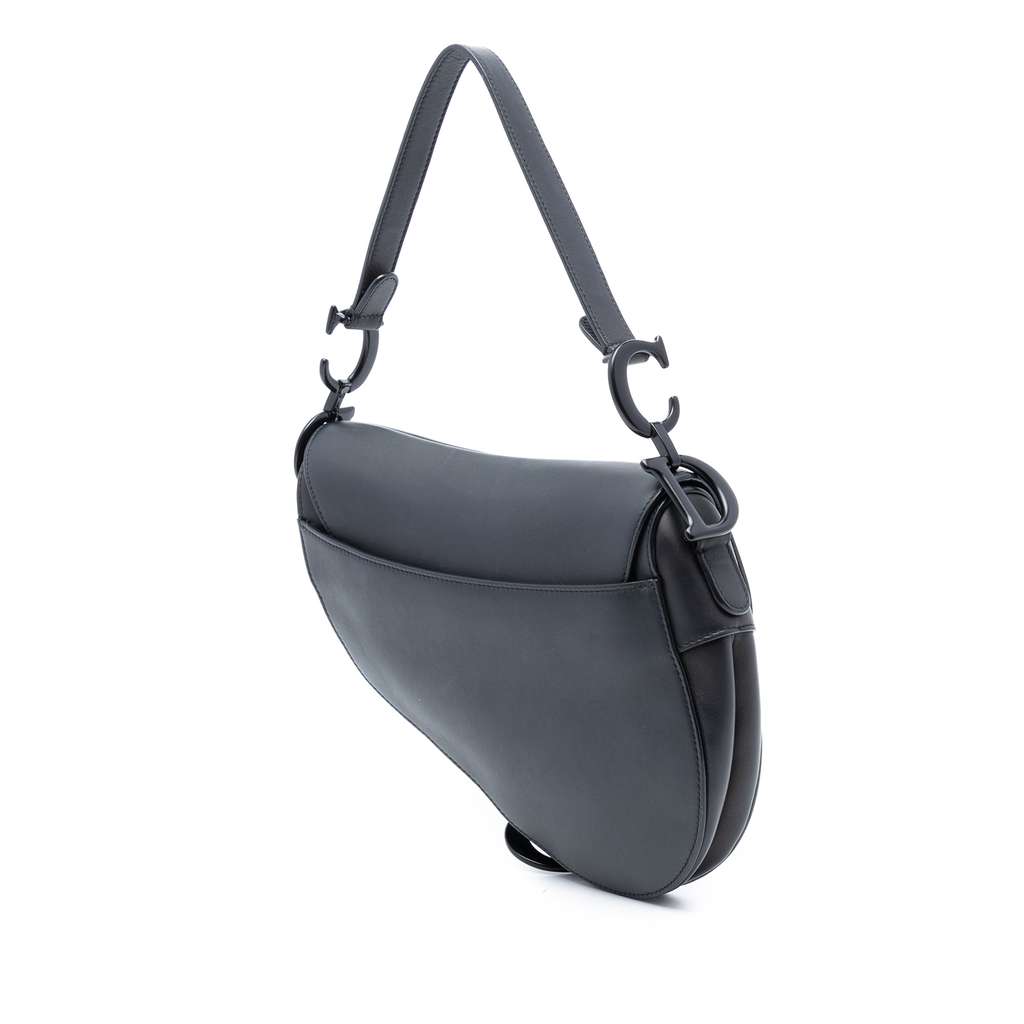 Dior Ultra Matte Calfskin Saddle Bag - 2