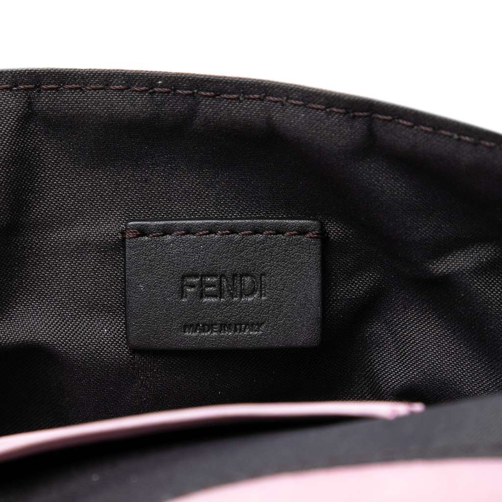 Fendi Mini Zucca Embossed Velvet Baguette Satchel - 5