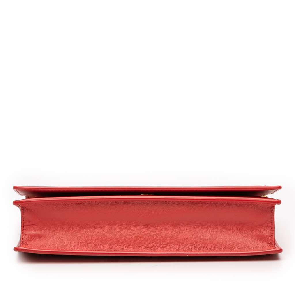 Celine Leather Frame Wallet on Chain - 3