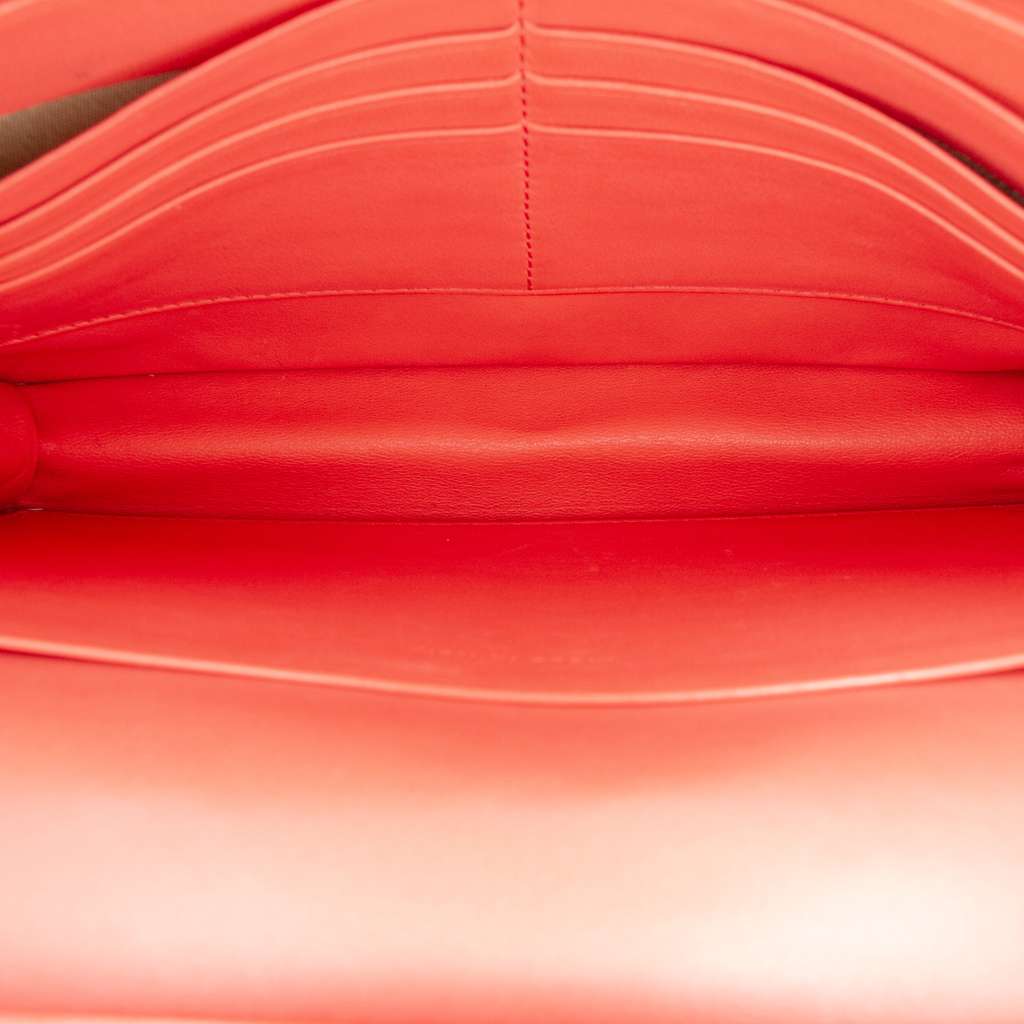 Celine Leather Frame Wallet on Chain - 4