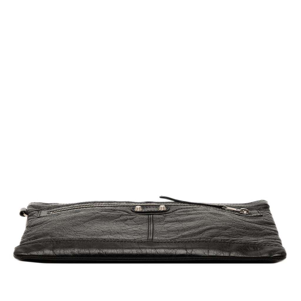 Balenciaga Lambskin Motocross Classic Clip M Clutch - 3