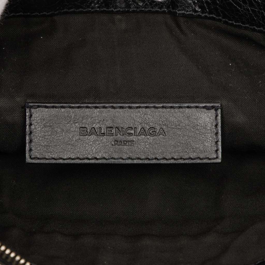Balenciaga Lambskin Motocross Classic Clip M Clutch - 5