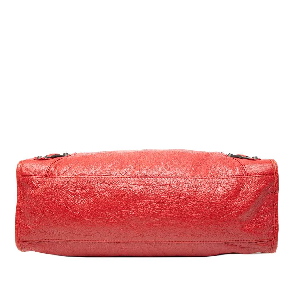 Balenciaga Lambskin Motocross Classic City Satchel - 3